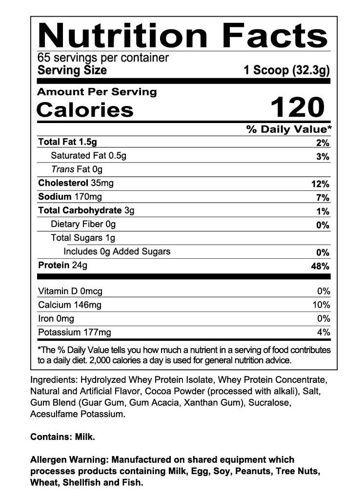 Ration Whey Protein Blend - Cookies and Cream - (65 Servings)