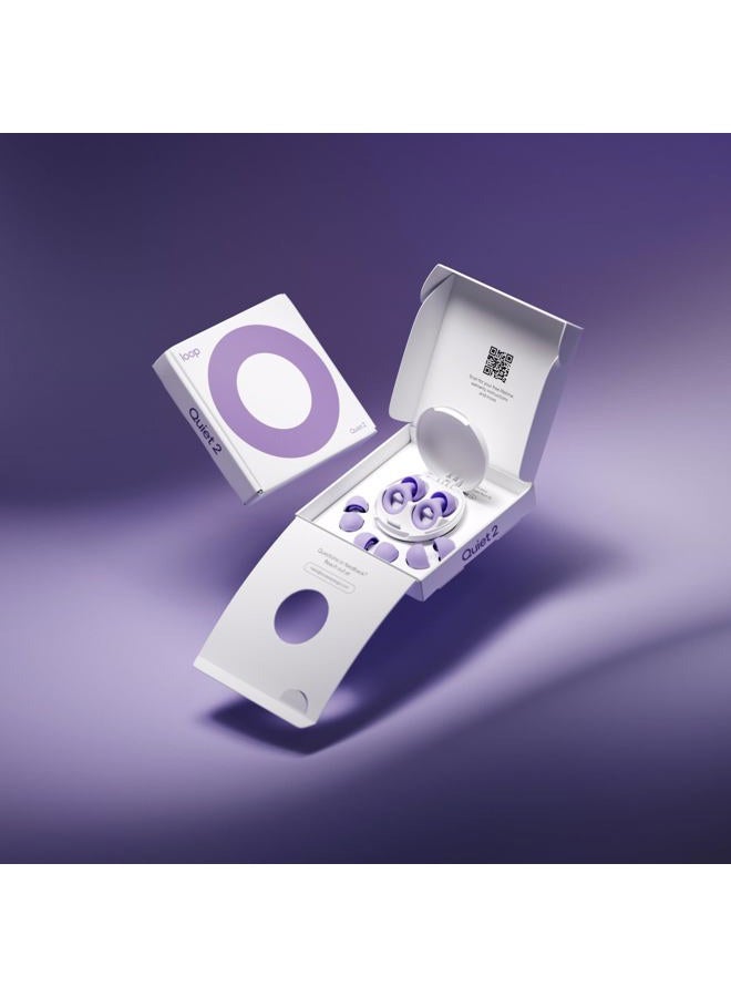 Loop Quiet 2 Ear Plugs – Ultra-Comfy Reusable Noise-Reducing Earplugs For Sleep, Deep Focus, Travel, Noise Sensitivity | Flexible Hearing Protection | Customizable Fit | 24dB (SNR) Noise Reduction - Image 3