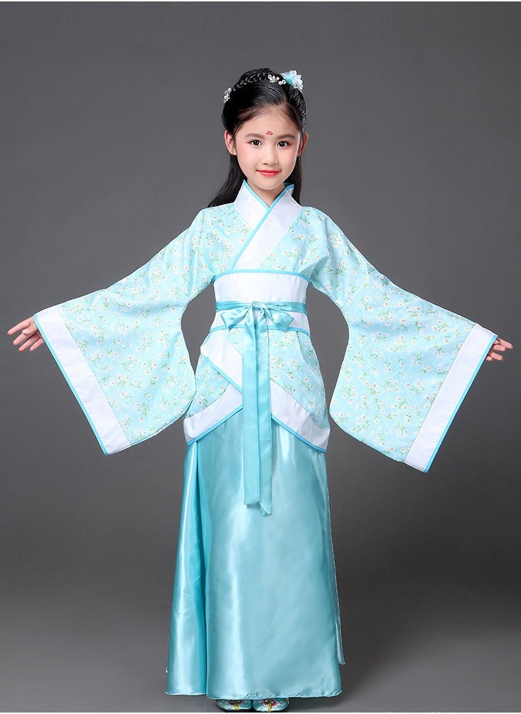 Al Aoyama New Retro Chinese Hanfu Dress Imitation of Tang and Song Dynasties Girls' Dress  - Image 2