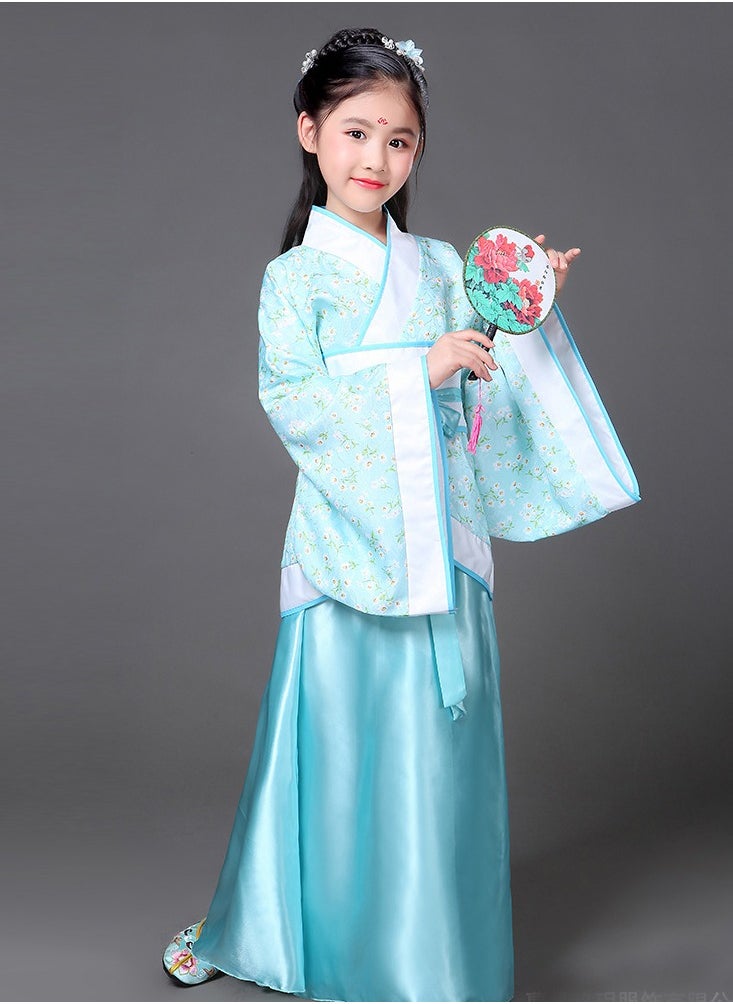 Al Aoyama New Retro Chinese Hanfu Dress Imitation of Tang and Song Dynasties Girls' Dress  - Image 3