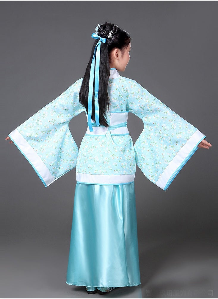 Al Aoyama New Retro Chinese Hanfu Dress Imitation of Tang and Song Dynasties Girls' Dress  - Image 4