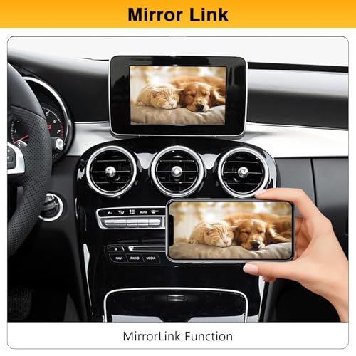 NINETOM Wireless Carplay Retrofit Kit Decoder for Mercedes Benz NTG5.0 C GLC CLA GLA Class W205 2015-2018 Year, Support Android Auto, Mirror Link, Reverse Camera, Original Car Function - Image 4