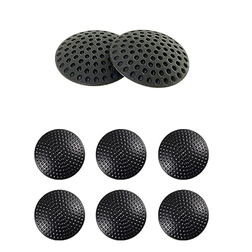 Hian Black Silicone Door Stopper Bumpers | Anti-Impact Wall & Furniture Protectors | Noise-Reducing Door Guards | Multi-Surface Safety Pads – Pack of 8 - Image 1