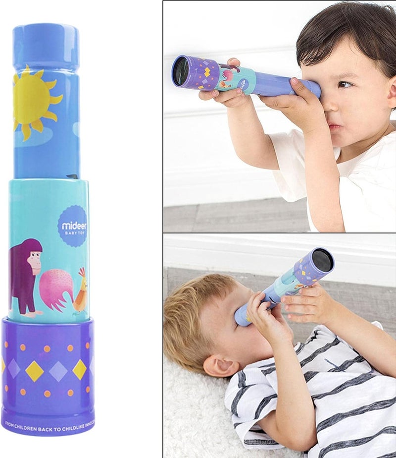 klarako Compact Kids Telescope Toy Enlightenment Toys Teaching Fun Pretend Play Toys Learning Inspire Exploration for Students Boys Bird Watching  Elephant - Image 5