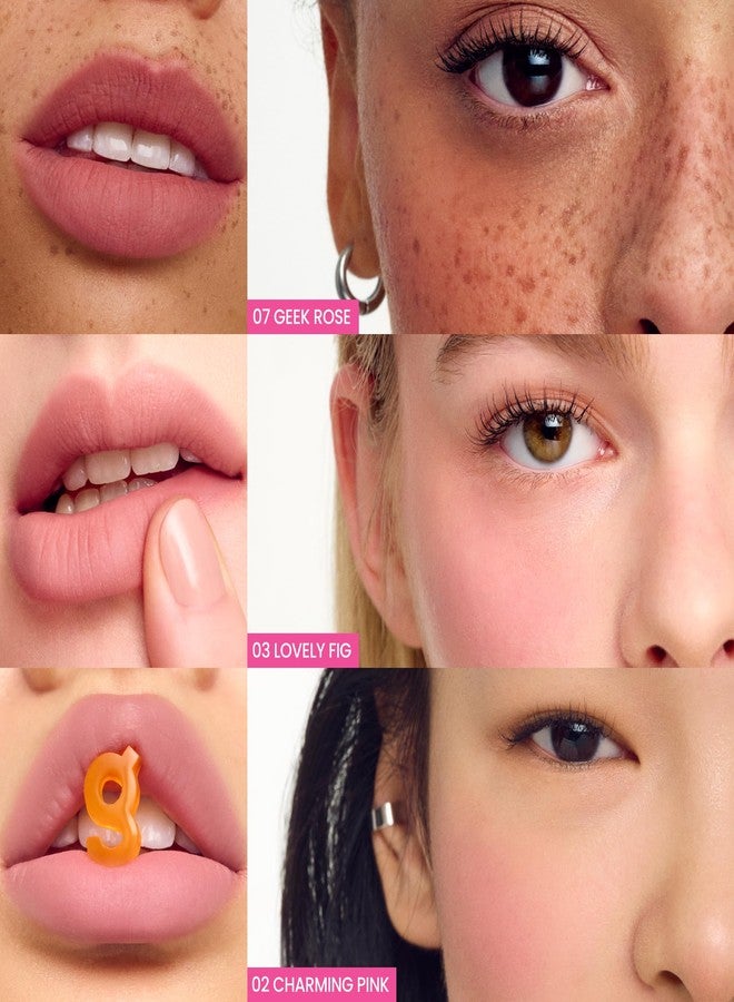 COLORGRAM NUDE BLUR TINT 09 RED BOMB | Soft Velvet Matte Liquid Lipstick & Cheek Tint | Lightweight Blurring Tint for a Smooth & Airbrushed Finish | Long-Lasting & Non-Sticky Formula - Image 2