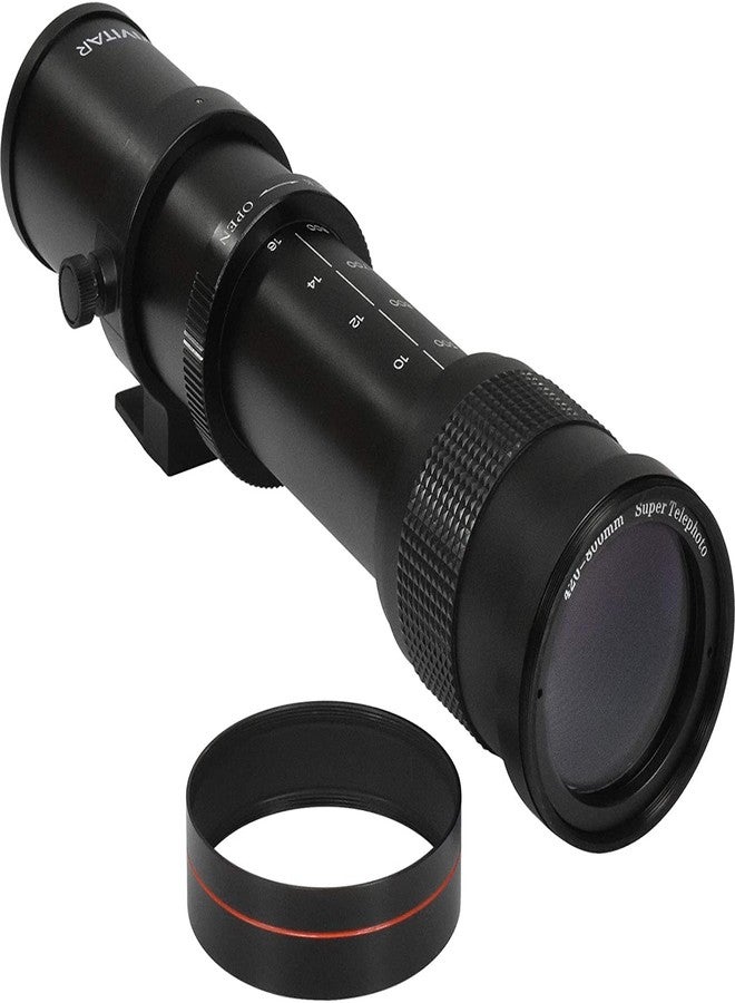 Vivitar 420-800mm f/8.3 Manual Focus Telephoto Zoom Lens (T Mount) - Image 2