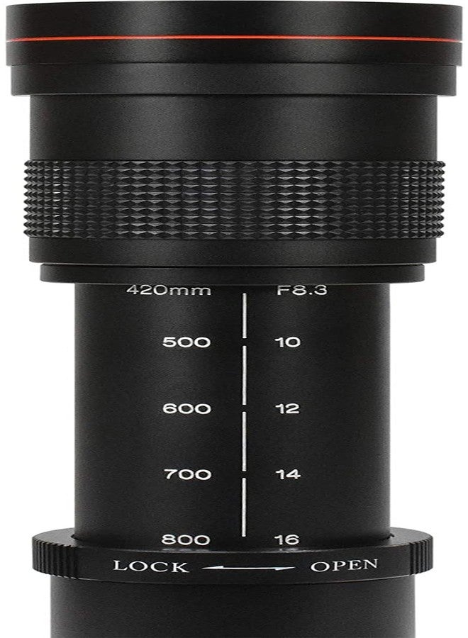 Vivitar 420-800mm f/8.3 Manual Focus Telephoto Zoom Lens (T Mount) - Image 4