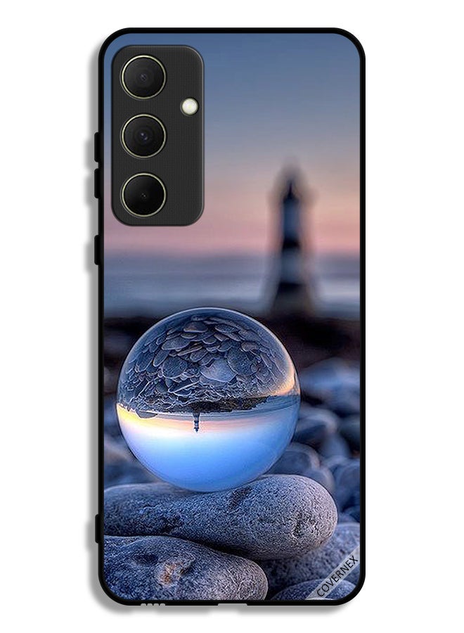 Covernex غطاء حماية لهاتف Samsung Galaxy A35 5G مع تصوير رائع للطبيعة في زجاج دائري - Image 1