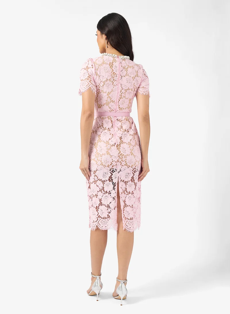ايلا ليمتد اديشن Lace Peplum Dress