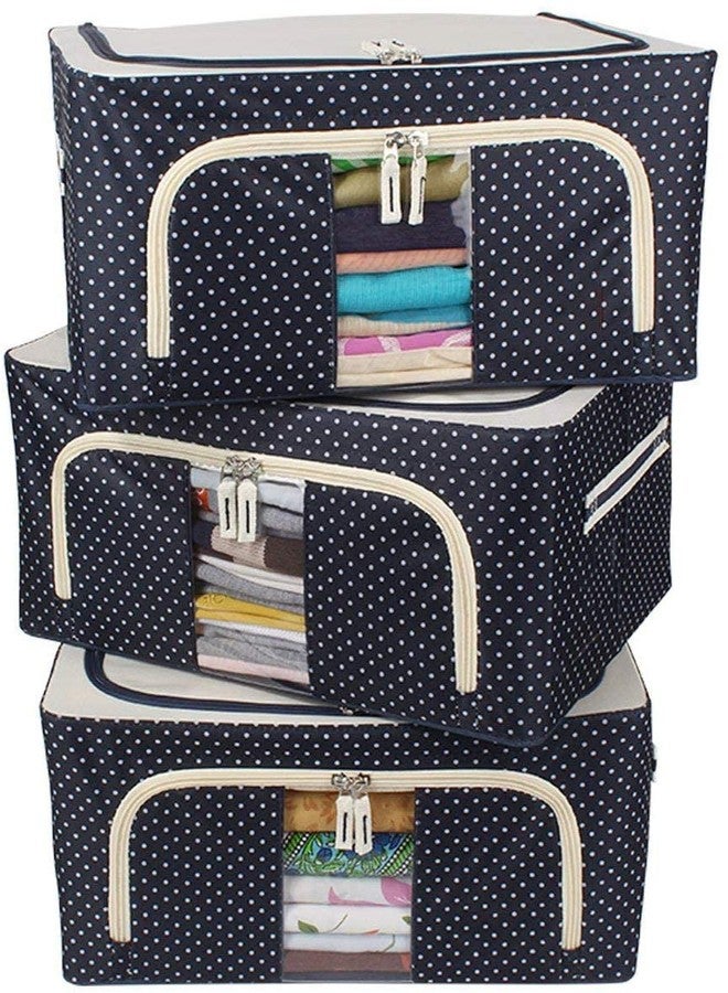 BIYALI Saree & Clothes Storage Box for Wardrobe Organizer Bag with Zipper Transparent Foldable Cover Bags (𝟐𝟒𝐋𝐓𝐑-𝐌𝐔𝐋𝐓𝐈𝐂𝐎𝐋𝐎𝐑 𝐀𝐍𝐃 𝐌𝐔𝐋𝐓𝐈-𝐃𝐄𝐒𝐈𝐆𝐍) - Image 5