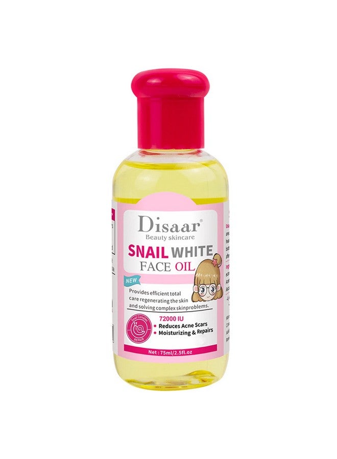 DISAAR BEAUTY Snail Face Body Oil Reduces Acne Scars Moisturizing Dry Facial Skin Care Repairs 75Ml/2.5Fl.Oz  - Image 1