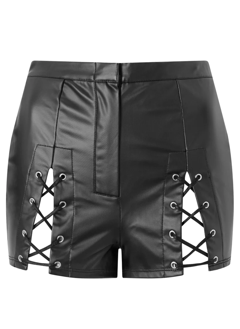 Ann Summers Black Ann Summers Limelight Lover PU Short for Women | Best Price UAE