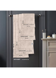 Rest 1Pc Face Towel 100% Cotton 30X30Cm , 12X12 Inches Taupe Towel Soft And High Absorbent Super Soft Quality Towel  - Image 2