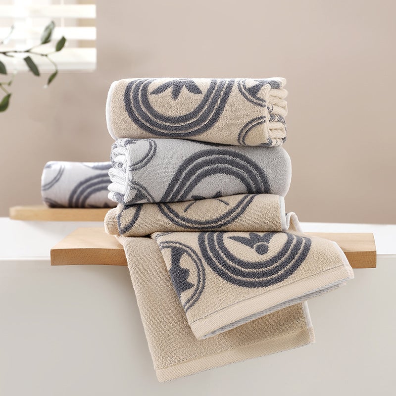 Bath Towel Cotton Thickened Absorbent Adult Household Polyester Cotton Large Towel Bath Cotton Towel - Image 5