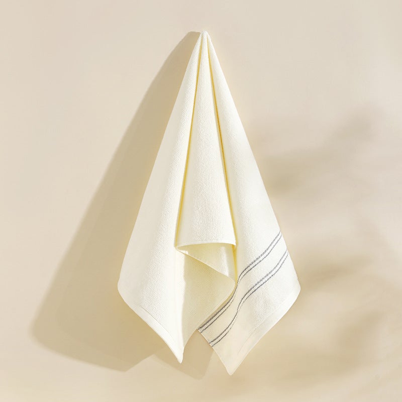 Bath Towel Cotton Thickened Absorbent Adult Household Polyester Cotton Large Towel Bath Cotton Towel - Image 1