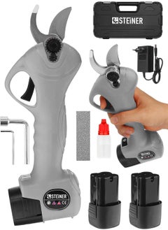 Steiner German 128 Vf 10 Ah Brushless Motor Battery Powered Vine Shears Branch Pruning Shears Machine With Bag Gray  - Image 1
