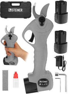 Steiner German 128 Vf 10 Ah Brushless Motor Battery Powered Vine Shears Branch Pruning Shears Machine With Bag Gray  - Image 2
