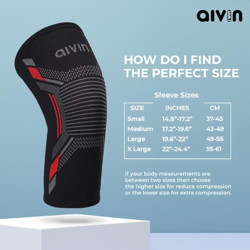 Aivin Avengers Knee Support For Men&Women Knee Caps For Women Knee Cap For Men Knee Brace For Knee Pain Relief Products Knee Pad Leg Sleeves For Men Gym Squats Knee Belt Knee Support (S) - Image 5