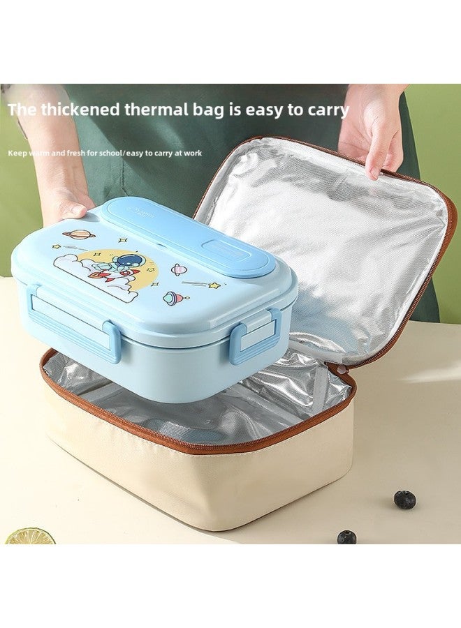 316 Stainless Steel Insulated Lunch Box Large Capacity Children And Primary School Students Split Dinner Plate Special Portable Lunch Box For School-Specifications:316 Stainless Steel [pink] Free Tableware