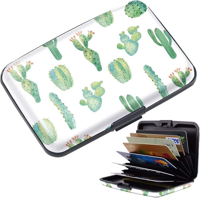 Coco Rossi Mini Credit Card Holder for Women or Men,RFID Blocking Slim Hard Card Case ID Case Travel Wallet - Image 3