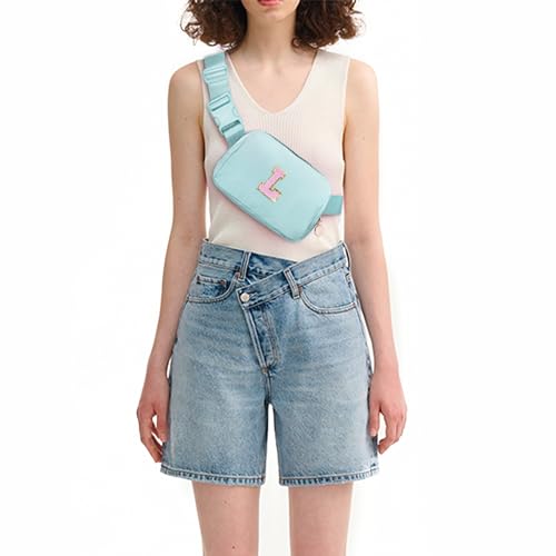 Uygafly Birthday Gifts for 6 7 8 9 10 11 12 13 Year Old Girls,Belt Bag for Women Girls Fanny Pack Crossbody Bags for Kids,Fashion Waist Packs Cute Teen Trendy Stuff Travel Essentials | Blue,L - Image 2