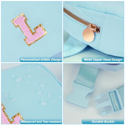 Uygafly Birthday Gifts for 6 7 8 9 10 11 12 13 Year Old Girls,Belt Bag for Women Girls Fanny Pack Crossbody Bags for Kids,Fashion Waist Packs Cute Teen Trendy Stuff Travel Essentials | Blue,L - Image 5