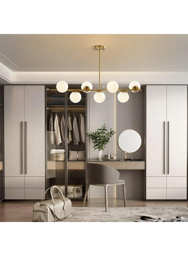 Cluc Gold Globo di vetro Chandelier - 7 globes - Image 2