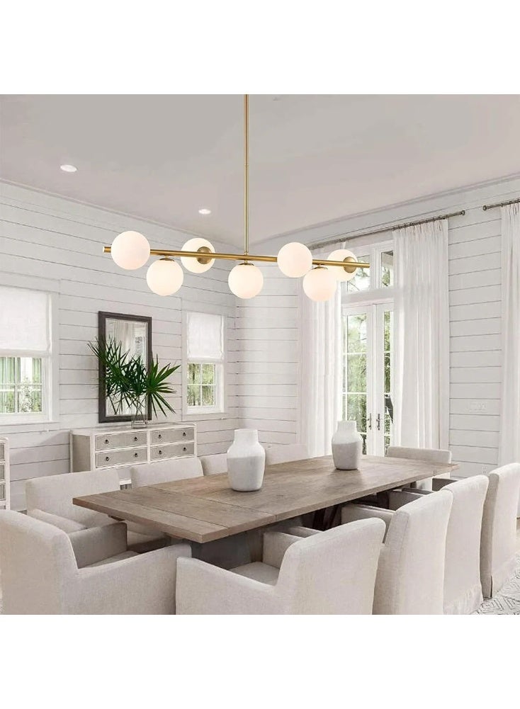 Cluc Gold Globo di vetro Chandelier - 7 globes - Image 3