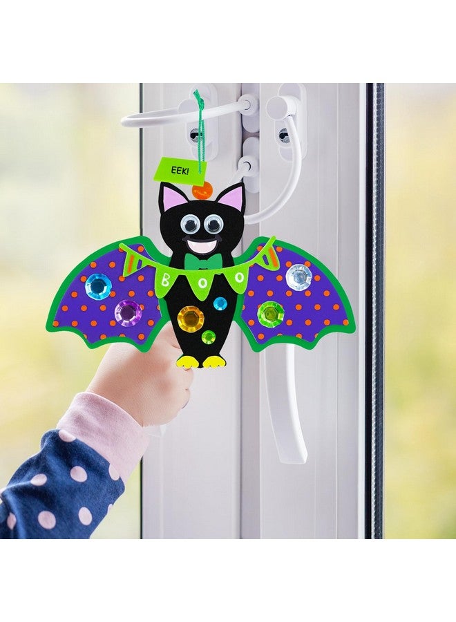 وينلين 24 مجموعة من أدوات الحرف اليدوية الخاصة بالهالوين، أدوات حرفية فردية للأطفال في الخريف، زينة الخفافيش المصنوعة يدويًا، ديكورات الهالوين، أدوات حرفية على شكل خفافيش من الفوم، فنون وحرف يدوية للهالوين للأطفال، أنشطة الفصل الدراسي، هدايا الحفلات - Image 4