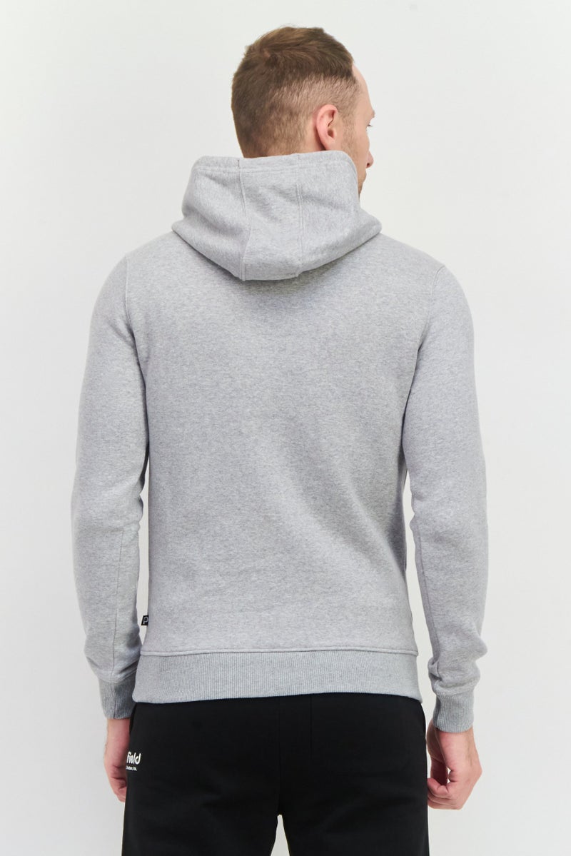 Penfield Men Hooded Long Sleeves Brand Logo Sweatshirt, Grey - Image 2