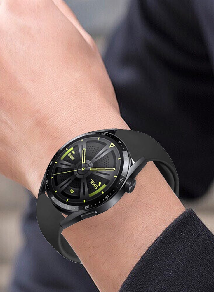 Perfii 3pcs Watchband Bundle Compatible with all Samsung, Huawei, Amazfit, Fitbit and Honor with 22mm band size - Image 3