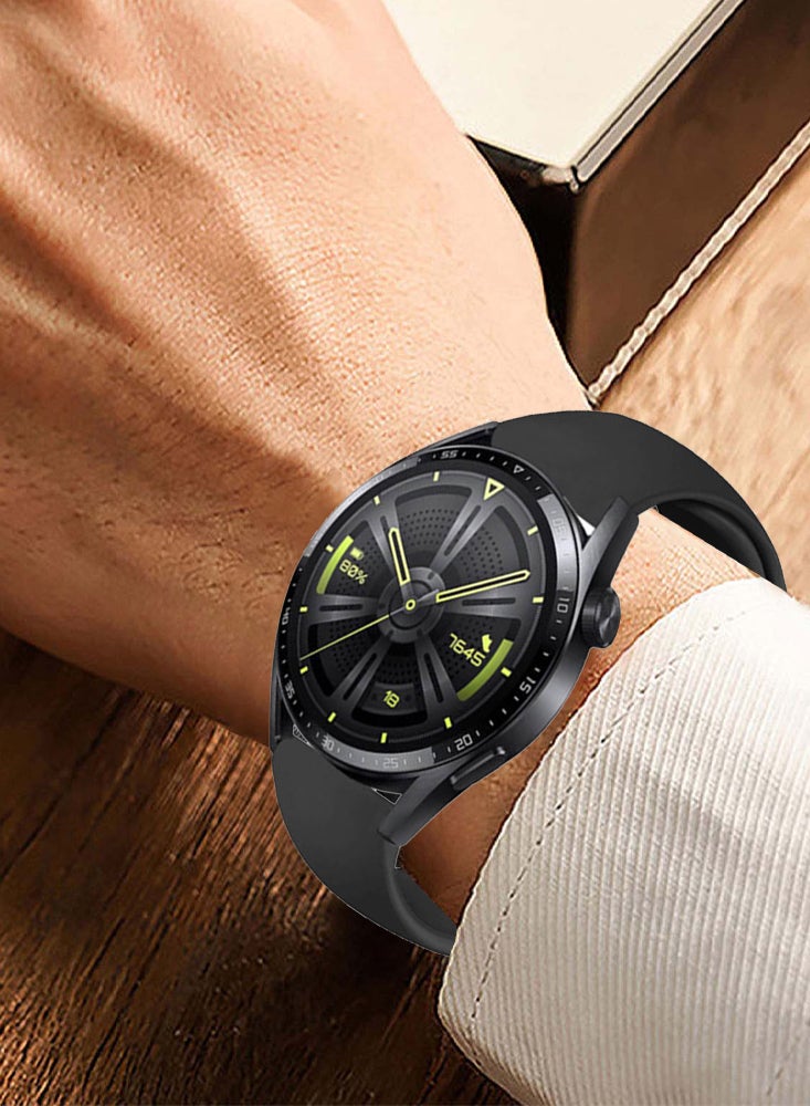 Perfii 3pcs Watchband Bundle Compatible with all Samsung, Huawei, Amazfit, Fitbit and Honor with 22mm band size - Image 2