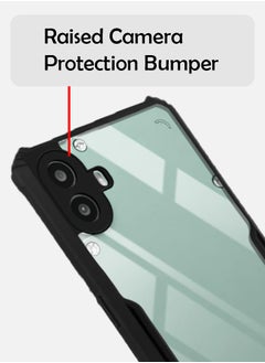 Case Up Case For Nothing CMF 1 Crystal Clear Back Cover Case With 360 Degree Protection, Shockproof Bumper Protective Phone Cover, Anti-Scratch Hard PC Back (Clear)  - Image 5