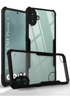 Case Up Case For Nothing CMF 1 Crystal Clear Back Cover Case With 360 Degree Protection, Shockproof Bumper Protective Phone Cover, Anti-Scratch Hard PC Back (Clear)  - Image 1