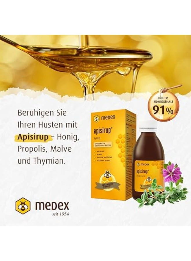 MEDEX APISIRUP HONEY SYRUP 140ML - Image 2