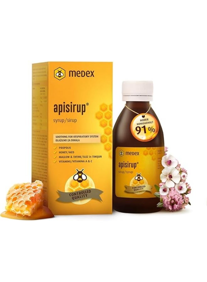 MEDEX APISIRUP HONEY SYRUP 140ML - Image 1