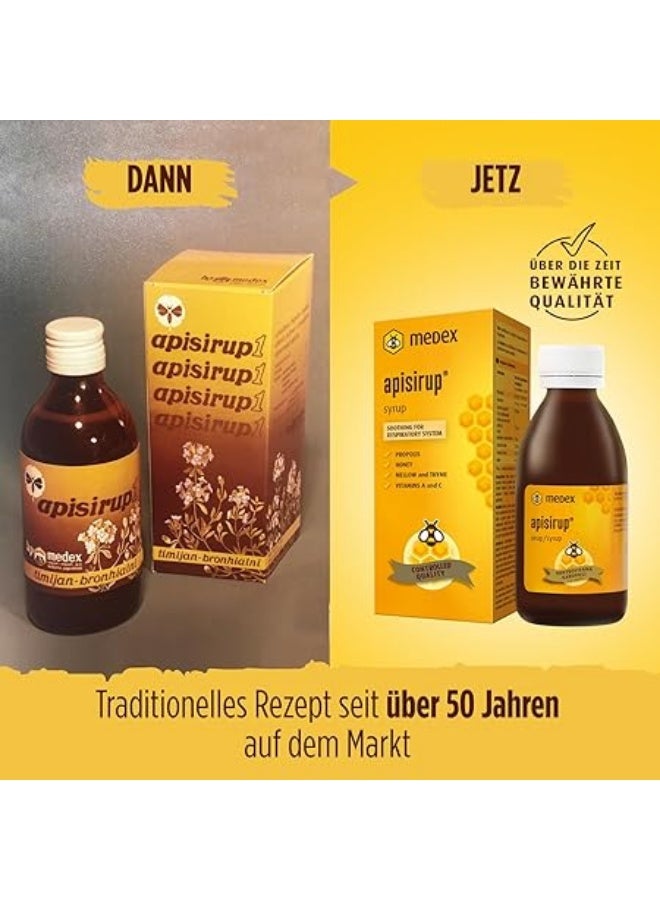 MEDEX APISIRUP HONEY SYRUP 140ML - Image 3