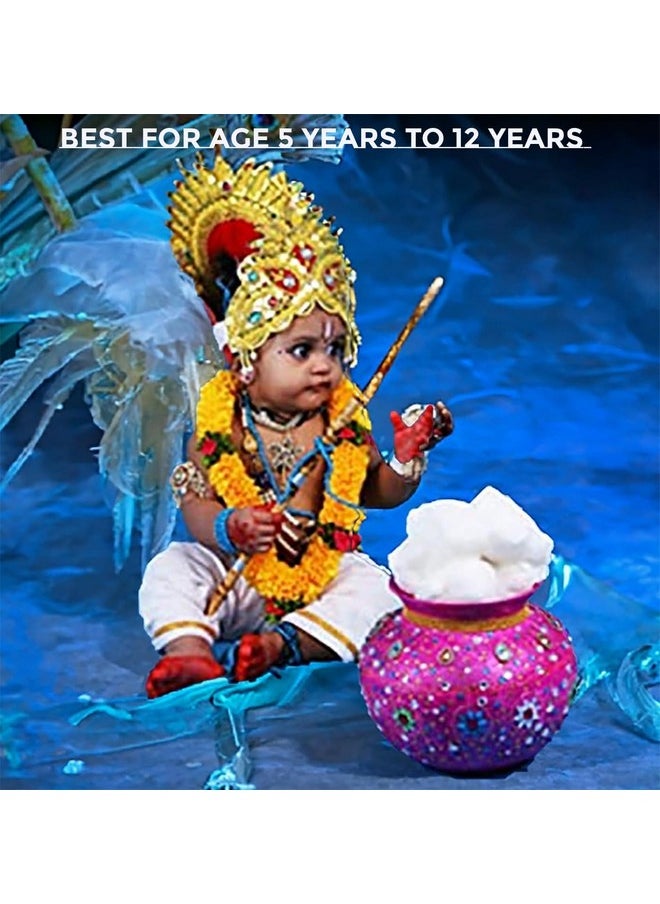 Dhinchak Beads Beeds Stage Drama Mukut|Mythological Character Fancy Dress Competition|Cosplay|Films Etc (For Kids Over Age 5 Years).  - Image 3