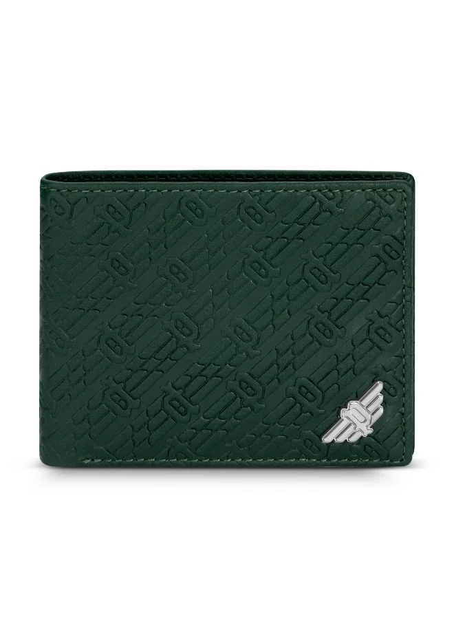 POLICE Hallmark Wallet For Men Bottle Green