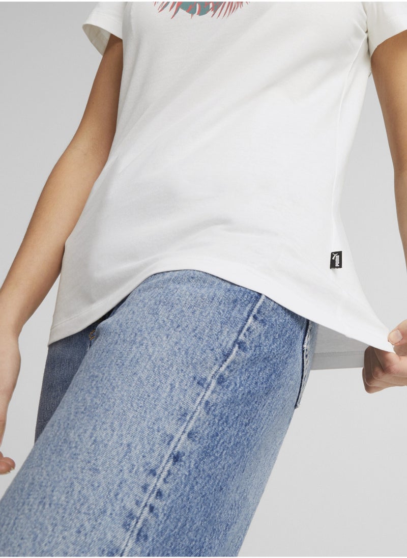 PUMA - Essentials+ Flower Power Womens T-Shirt - Image 1