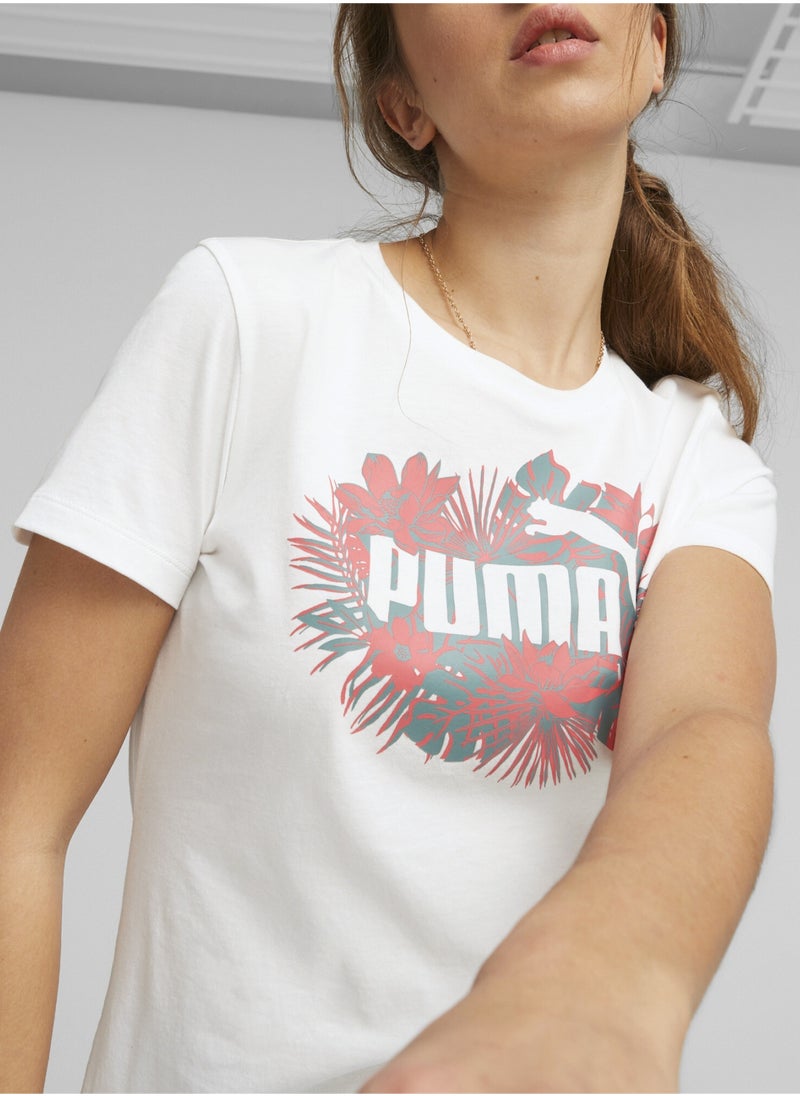 PUMA - Essentials+ Flower Power Womens T-Shirt - Image 1