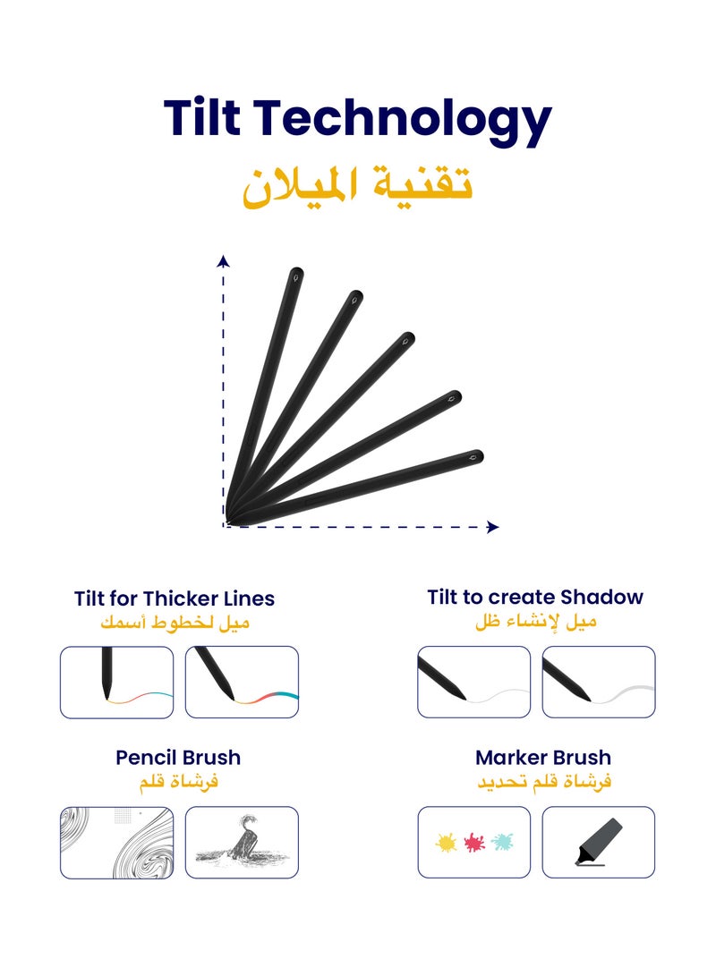 TinyMoose Pencil Glide Stylus Pen – Pen for Samsung Galaxy Tab S7, S8, S9 & EMR Tablets - Image 4
