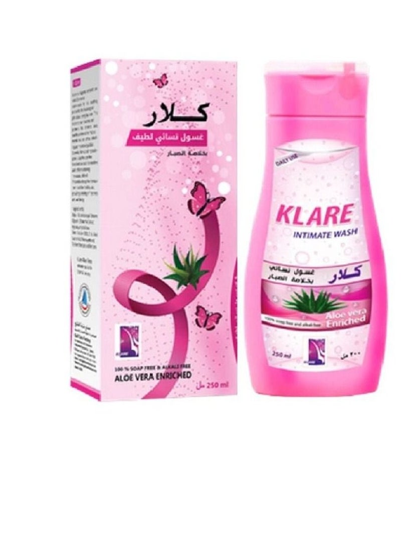 كلاري غسول نسائي كلير للمناطق الحساسة 250 مل 