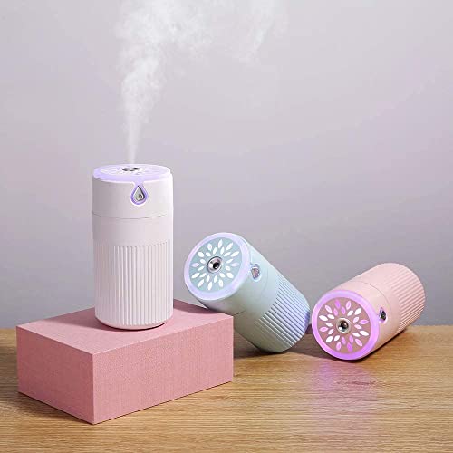 Brigattes Humidifier For Room Magic Cool Mist Humidifiers Diffuser Air Humidifier W/ Various Colorful Led Night Light For Home Workshop Cafe Hotel Hall Living Room Bedroom Car(Multi Colour)-420 Ml - Image 1
