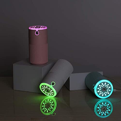 Brigattes Humidifier For Room Magic Cool Mist Humidifiers Diffuser Air Humidifier W/ Various Colorful Led Night Light For Home Workshop Cafe Hotel Hall Living Room Bedroom Car(Multi Colour)-420 Ml - Image 2