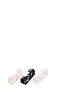 Y&D 60 Pcs Wire Clamp Holder Organizer Cord Management Cable Clips with Strong Adhesive Tapes Wall for Car,Office  - Image 1