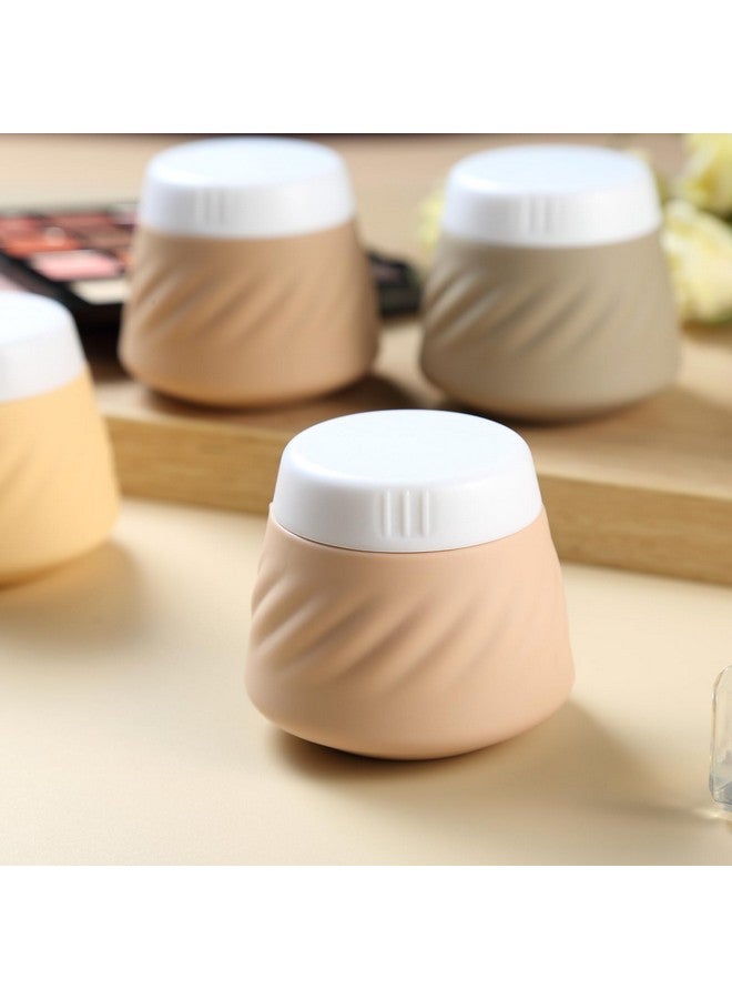 Gemice Travel Containers For Toiletries, Silicone Cream Jars Tsa Approved Travel Size Containers With Clear Bag, Leak-Proof Travel Accessories With Lid For Cosmetic Face Body Hand Cream (4 Pack) - Image 5