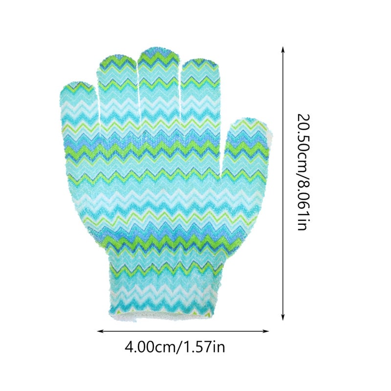MERRYHAPY 10pcs Bath Gloves Bath Sponges Kid Body Scrubbers Sponges for Bathing Exfoliator Luffa Sponge Glove Deep Exfoliation Wash Mit Shower Scrub Gloves Korean Child Polyester - Image 2