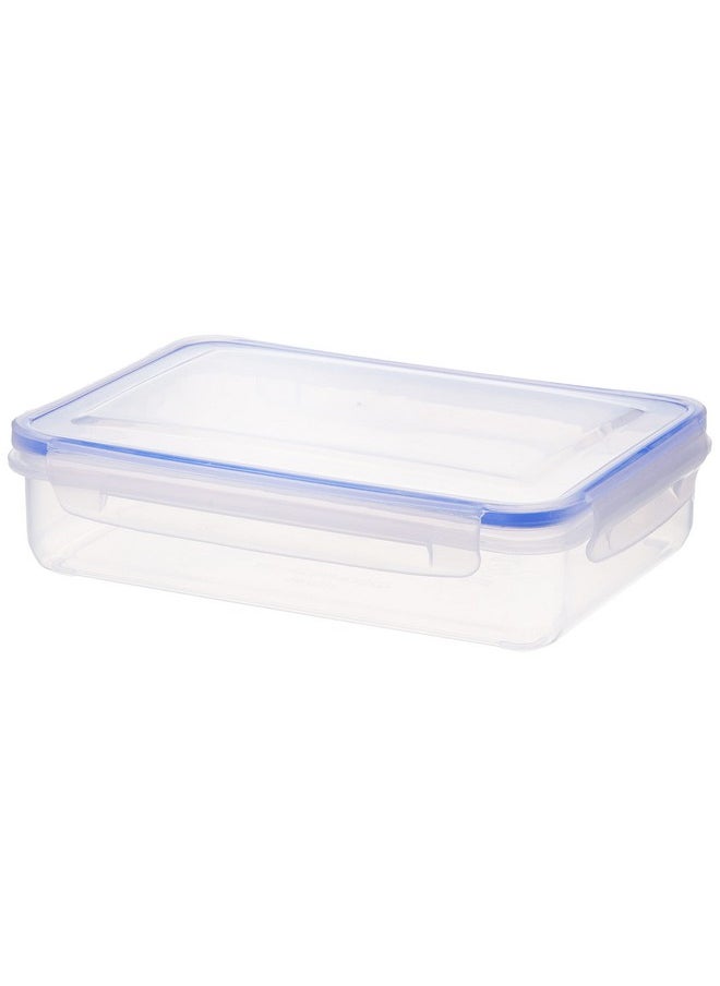 Aristo - Aristo Lock & Fresh 301 Plastic Storage Container For Storing grains, pulses, rice, wheat etc - 1100 ML, Transparent Clear, large (LOCK&FRESH301) (22 x 15.5 x 6cm) - Image 1