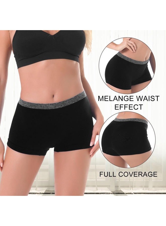 DEEP TOUCH شورتات داخلية نسائية قصيرة ، شورتات داخلية للنساء ، شورتات نايلون للنوم ، 5 قطع ، B010-1 ، XL - Image 3